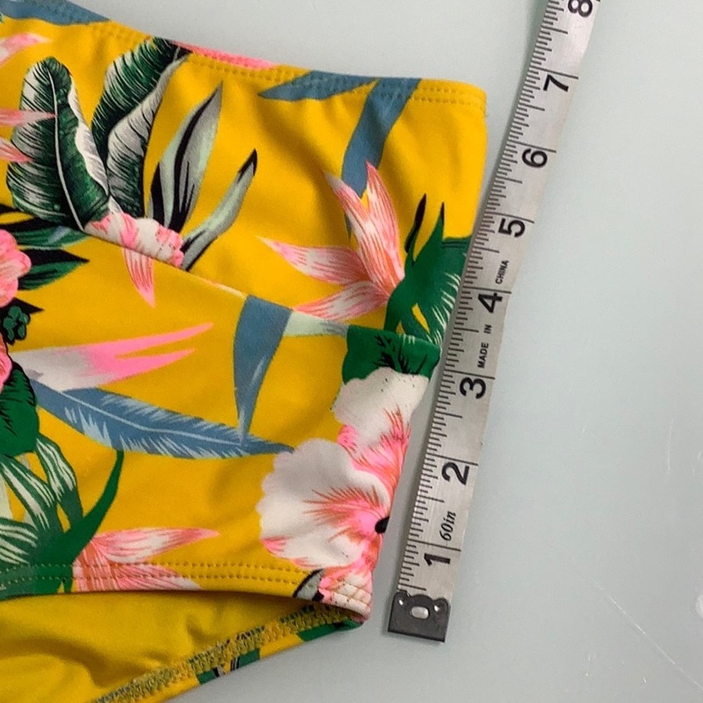 Beach Joy Bikini Tropical High waisted bikini size small NWT - Picture 14 of 16
